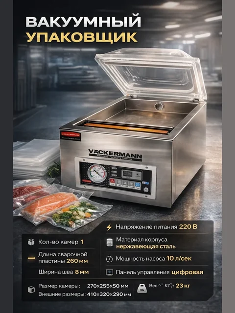 Вакуумный упаковщик DZ-260 PRO